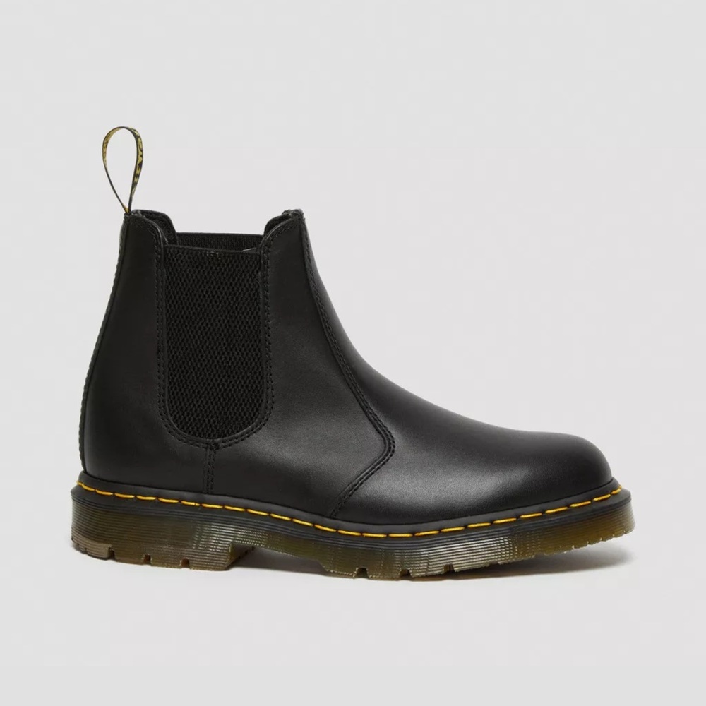 Black Leather Chelsea Boots